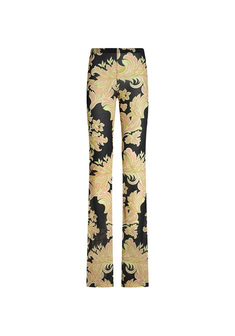 Black Printed Jersey Trousers ETRO | WREA0026-99IA416X0810