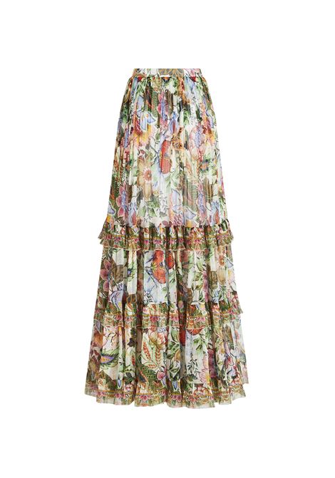 Multicolour Silk Long Skirt ETRO | WRFA0026-99SP146X0800