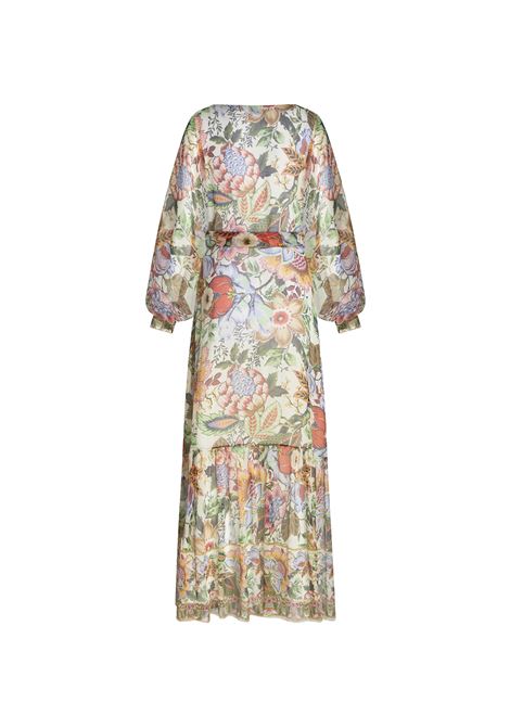 Multicoloured Printed Silk Long Dress ETRO | WRHA0026-99SP148X0800