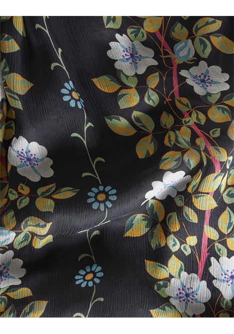 Short Silk Caftan Dress With Floral Print ETRO | WRHA0037-99SA1A3X0810