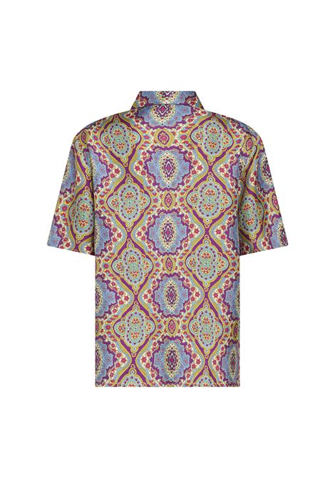Camicia In Seta Stampata Multicolore ETRO | WRIA0009-99SA1A1X0880