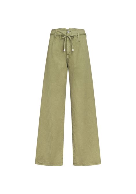 Green Culotte Jeans With Belt ETRO | WRNB0006-AC169V0688