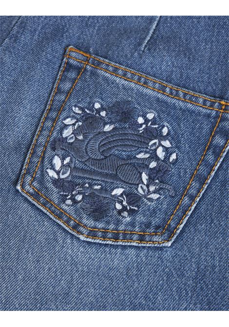 Jeans Culotte Blu Con Cintura ETRO | WRNB0006-AD171S9001