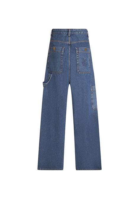 Jeans Wide Leg In Denim Azzurro ETRO | WRNB0012-AD230S9000