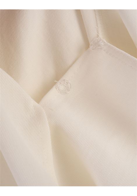 White Linen and Viscose Dress FABIANA FILIPPI | ABD274F5020000D5440142