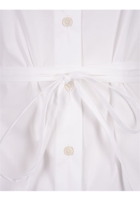 White Sleeveless Shirt With Jewelled Collar FABIANA FILIPPI | CAD274F6210000H47921