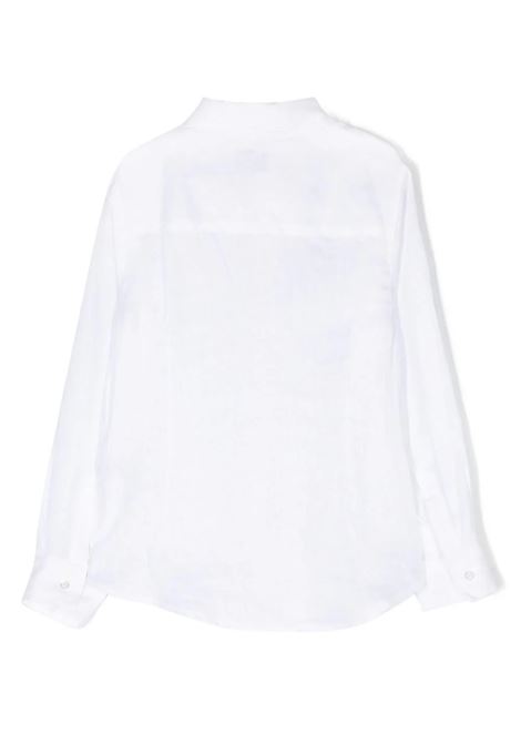 Camicia In Lino Bianco FAY KIDS | FU5P40-I021701