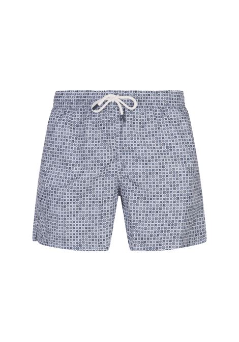 Swim Shorts With Micro Pattern Of Polka Dots And Flowers FEDELI | 00318-C099552