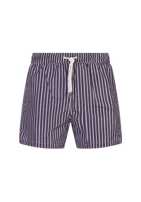 Purple Striped Swim Shorts FEDELI | 00318-C099917