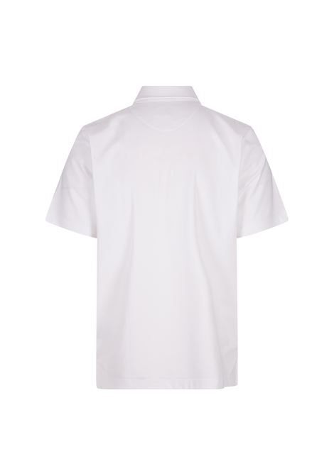 White Tecno Jersey Polo Shirt FEDELI | 0052416