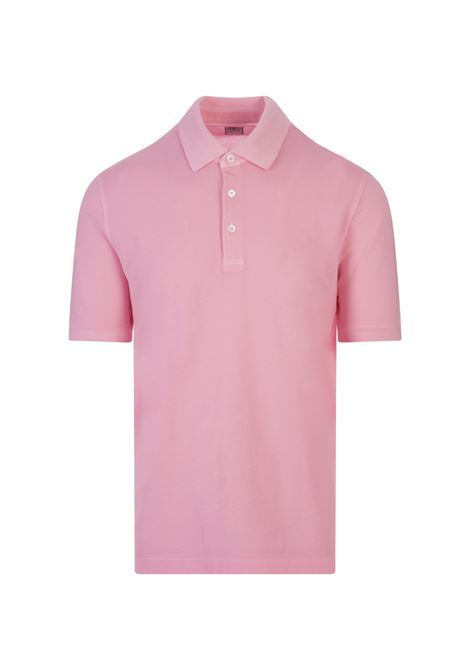 Pink Light Cotton Piquet Polo Shirt FEDELI | 0108151