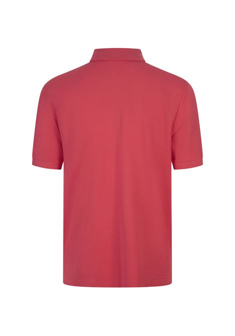 Red Cotton Pique Polo Shirt FEDELI | 0108211