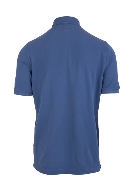 Blue Cotton Piqu? Polo Shirt FEDELI | 0108525
