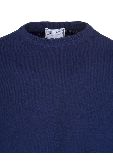 Pullover Arg Vintage Blu Notte FEDELI | 08006BRITISH