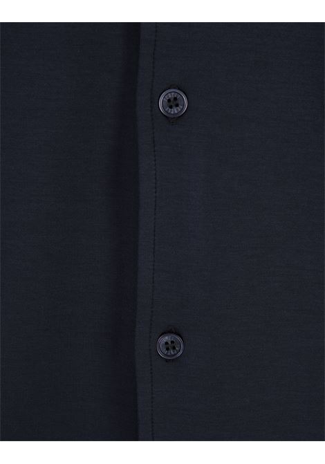 Camicia In Cotone Stretch Blu Navy FEDELI | 005354