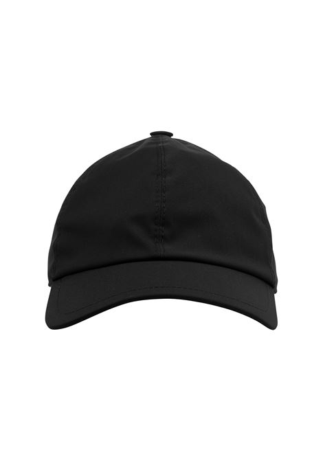 Man Black Technical Fabric Baseball Hat FEDELI | 008025