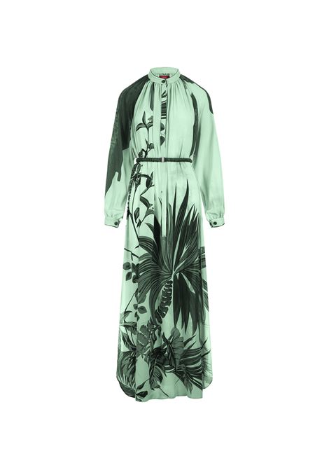Flowers Green Arione Long Dress FOR RESTLESS SLEEPERS | AB000761-TE00762210