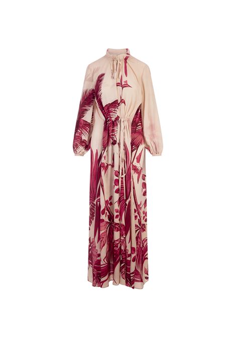 Pink Palms Elone Long Dress FOR RESTLESS SLEEPERS | AB000850-TE00762410