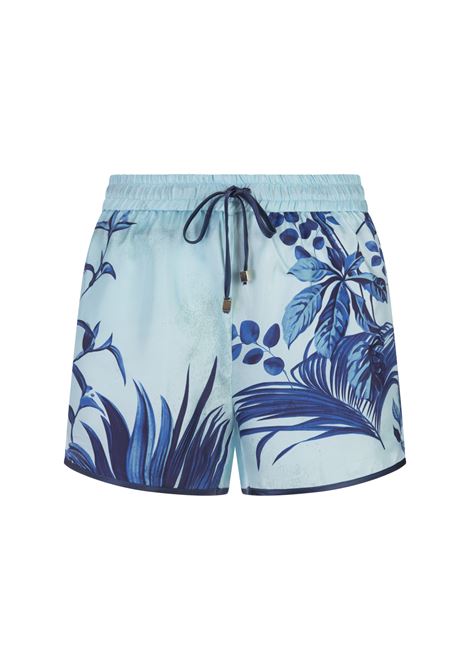 Flowers Blue Alie Shorts FOR RESTLESS SLEEPERS | MT000412-TE00761110