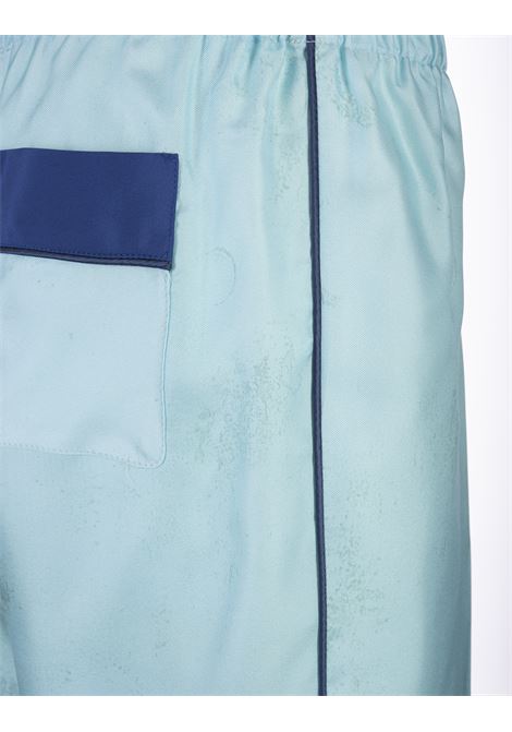 Pantaloni Etere Palms Blue FOR RESTLESS SLEEPERS | PA002086-TE00761110