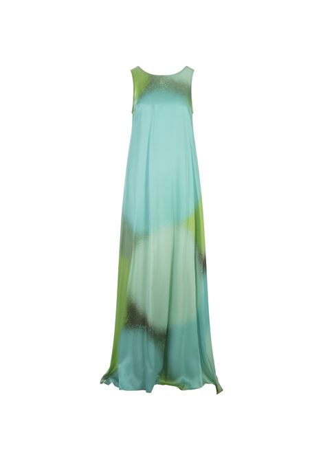 Shaded Green Long Sleeveless Dress GIANLUCA CAPANNOLO | 24EA1197-20028/101/12