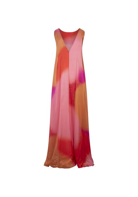 Shaded Red Long Sleeveless Dress GIANLUCA CAPANNOLO | 24EA1197-20028/102/12