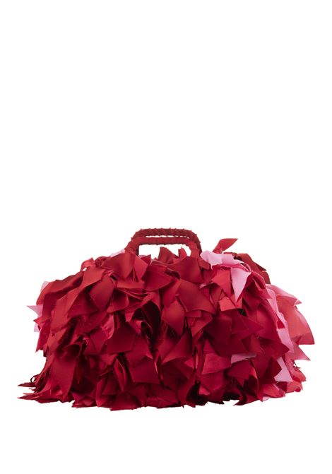 Tote Bag With Colour Block Design GIANLUCA CAPANNOLO | 24ES903-700RED/PEACH/BORDEAUX