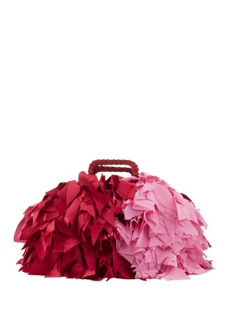 Tote Bag With Colour Block Design GIANLUCA CAPANNOLO | 24ES903-700RED/PEACH/BORDEAUX