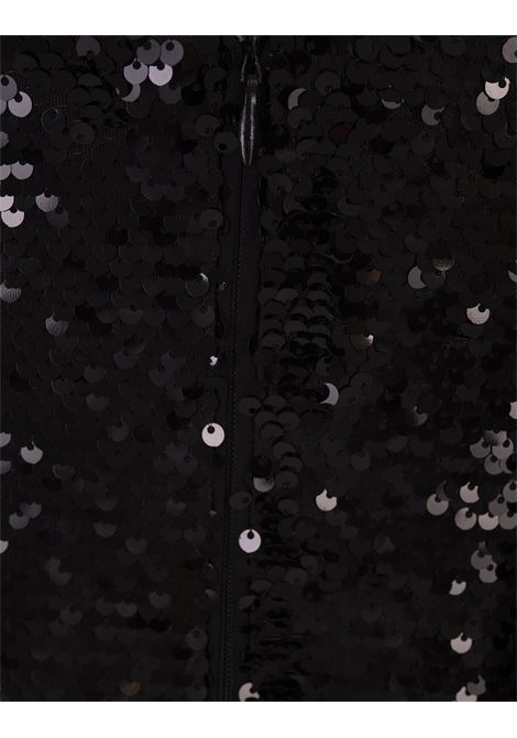 Black Sequin Mini Dress GIUSEPPE DI MORABITO | 02SSDR318-0230999