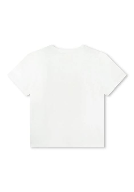 White and Gold GIVENCHY 4G T-Shirt GIVENCHY KIDS | H3008410P