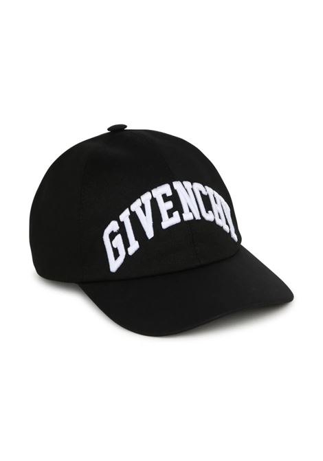 Black Baseball Hat With Embroidery GIVENCHY KIDS | H3009109B