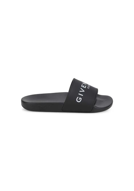 GIVENCHY Slippers In Black Rubber GIVENCHY KIDS | H3011609B