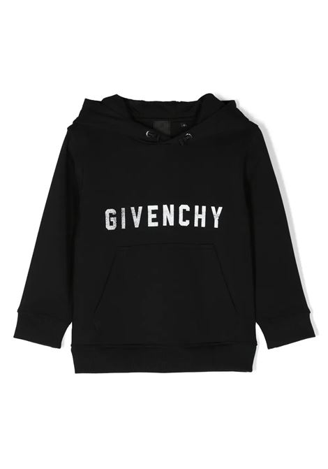 GIVENCHY 4G Hoodie In Black GIVENCHY KIDS | H3014609B