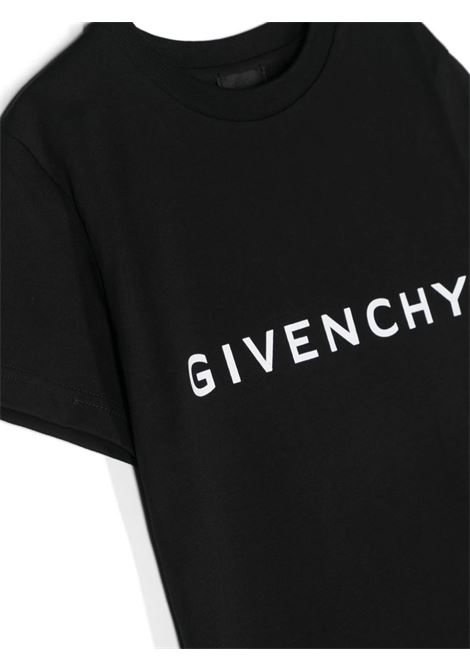 Black GIVENCHY 4G T-Shirt GIVENCHY KIDS | H3015909B