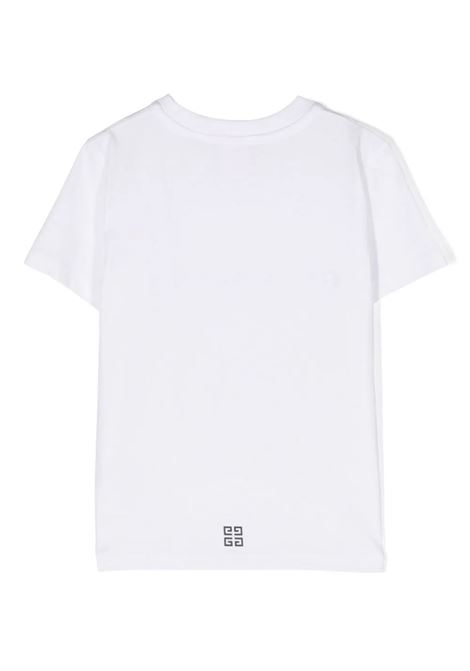 White GIVENCHY 4G T-Shirt GIVENCHY KIDS | H3015910P