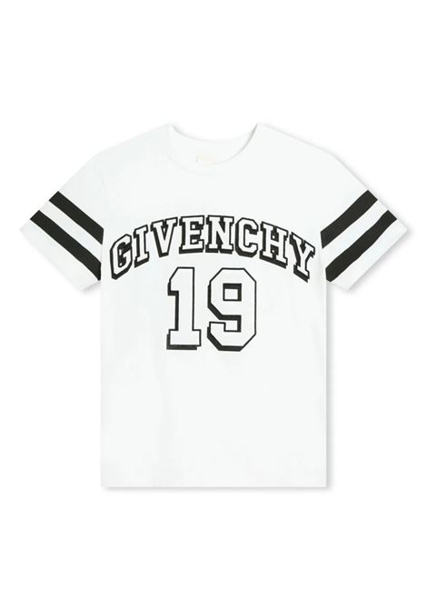 T-Shirt GIVENCHY 4G 1952 Bianca GIVENCHY KIDS | H3017610P