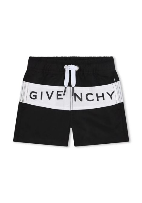 Black Swimwear With Logo Band GIVENCHY KIDS | H30201M41