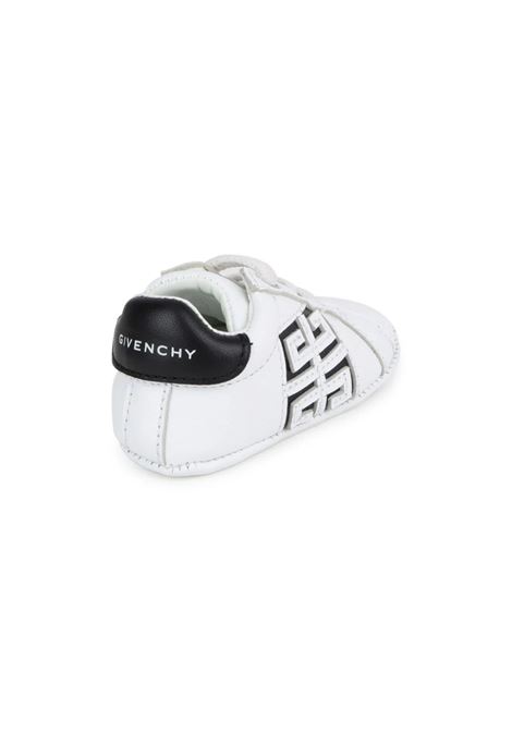 White and Black 4G Sneakers GIVENCHY KIDS | H3022510P