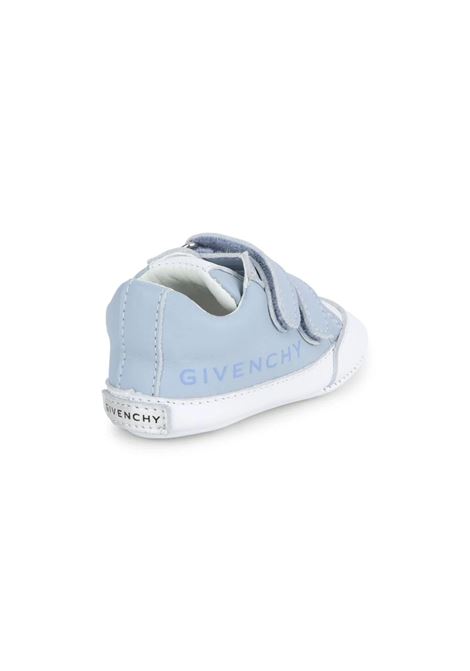 Light Blue and White Sneakers With Logo GIVENCHY KIDS | H30228771