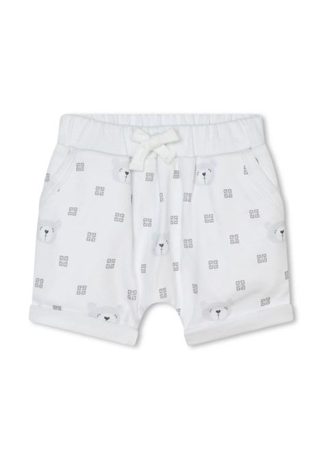 Completo Con T-Shirt, Shorts e Bandana In Cotone Stampato GIVENCHY KIDS | H3023910P