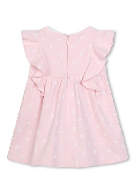 GIVENCHY 4G Pink Dress with Headband and Culotte GIVENCHY KIDS | H3024044Z