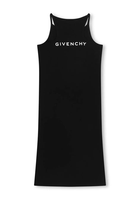 Black Dress With 4G Plate GIVENCHY KIDS | H3027809B