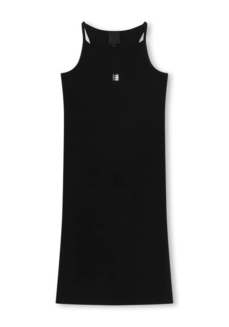 Black Dress With 4G Plate GIVENCHY KIDS | H3027809B