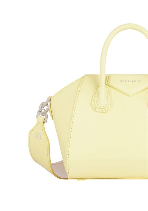 Antigona Toy Bag In Soft Yellow and Natural Beige Box Leather GIVENCHY | BB50WKB1YD759