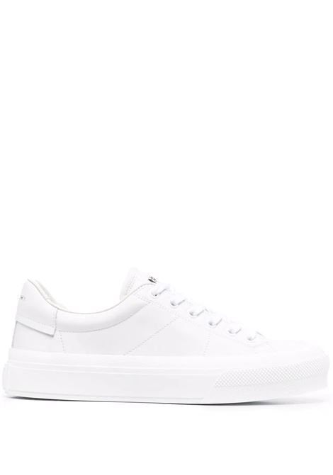 City Sport Sneakers In White Leather GIVENCHY | BE0027E1B1100
