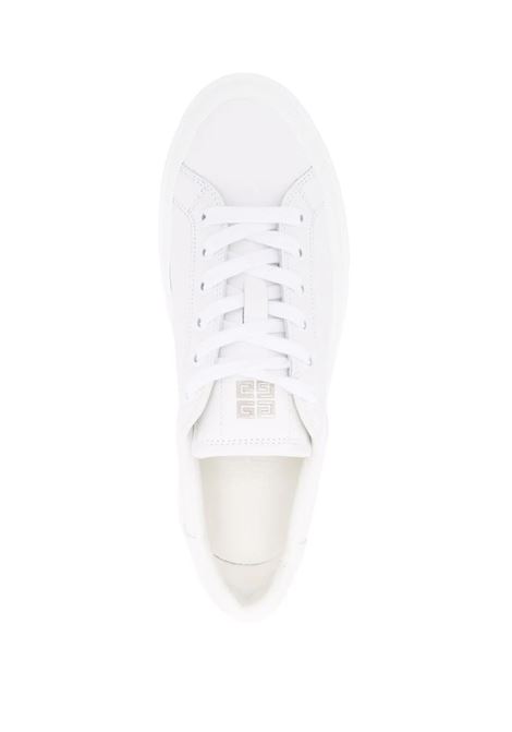 City Sport Sneakers In White Leather GIVENCHY | BE0027E1B1100