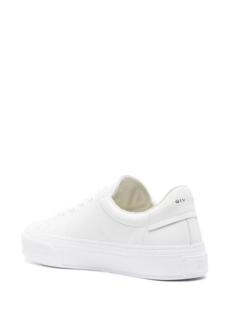 White Leather City Sport Sneakers GIVENCHY | BH005VH118100
