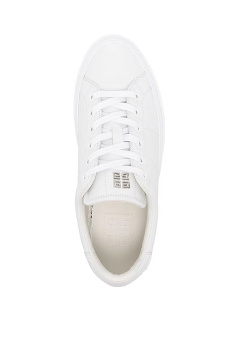 Sneakers City Sport In Pelle Bianca GIVENCHY | BH005VH118100