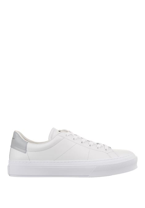 Sneakers City Sport In Pelle Bianca/Grigia GIVENCHY | Sneakers | BH005VH118117
