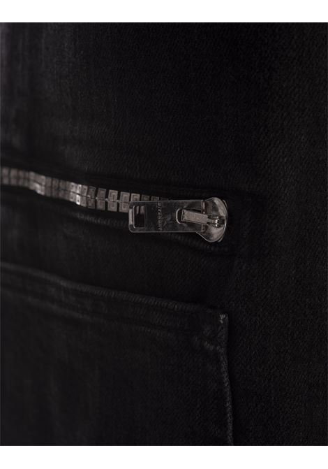 Jeans Cargo In Denim Nero GIVENCHY | BM517E5YAA001
